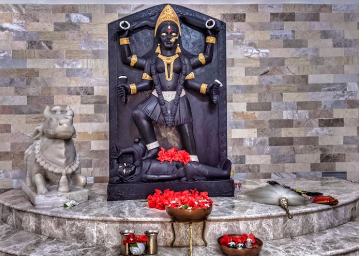 The sacred sanctum of Sugandha Shakti Peeth in Bangladesh